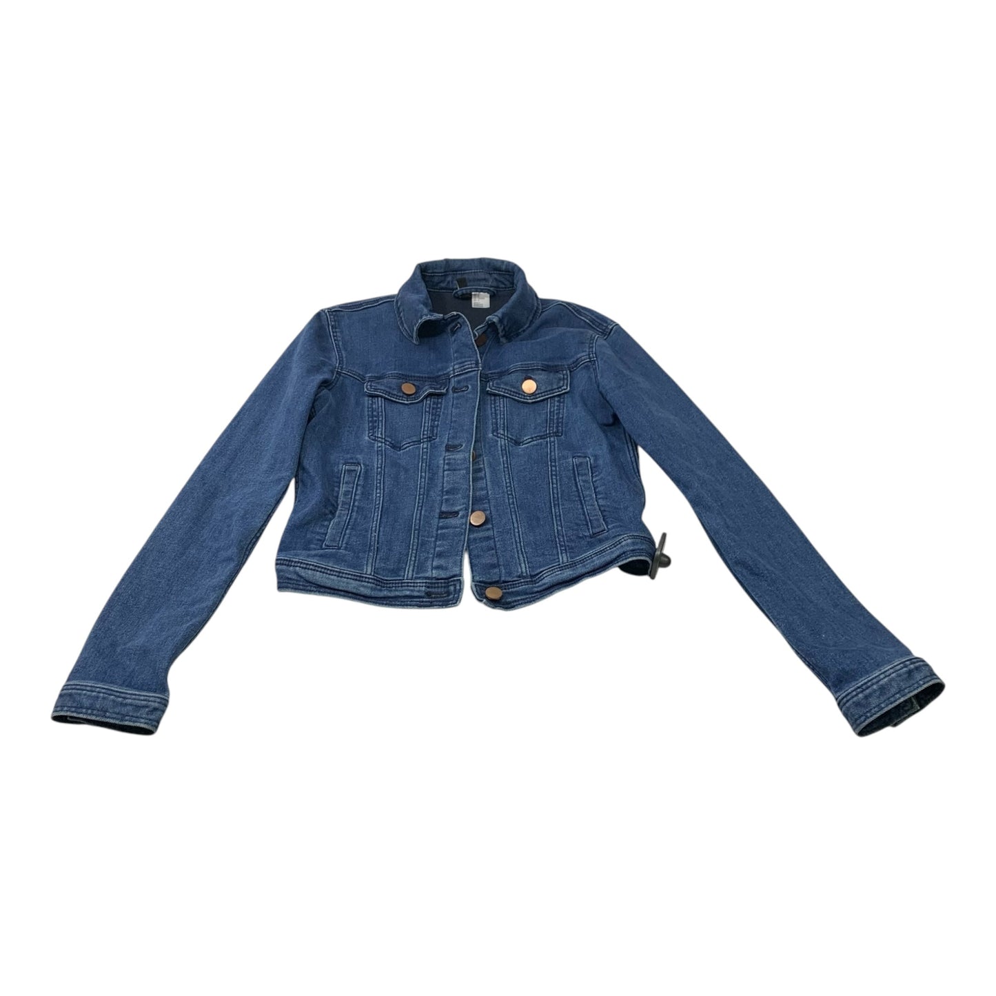 Jacket Denim By Divided In Blue Denim, Size: S