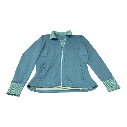 Athletic Jacket By Orvis In Blue, Size: M