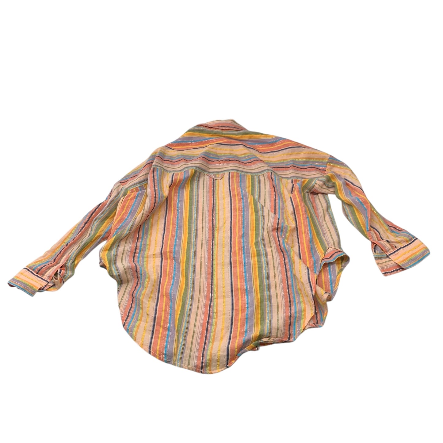 Top Long Sleeve By Pilcro In Multi-colored, Size: Xs