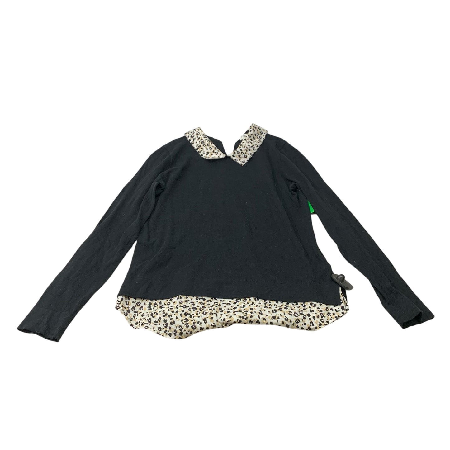 Top Long Sleeve By J. Crew In Black, Size: S