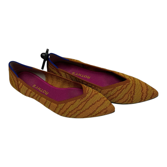 Shoes Flats By Rothys Designer  In Yellow, Size: 8.5