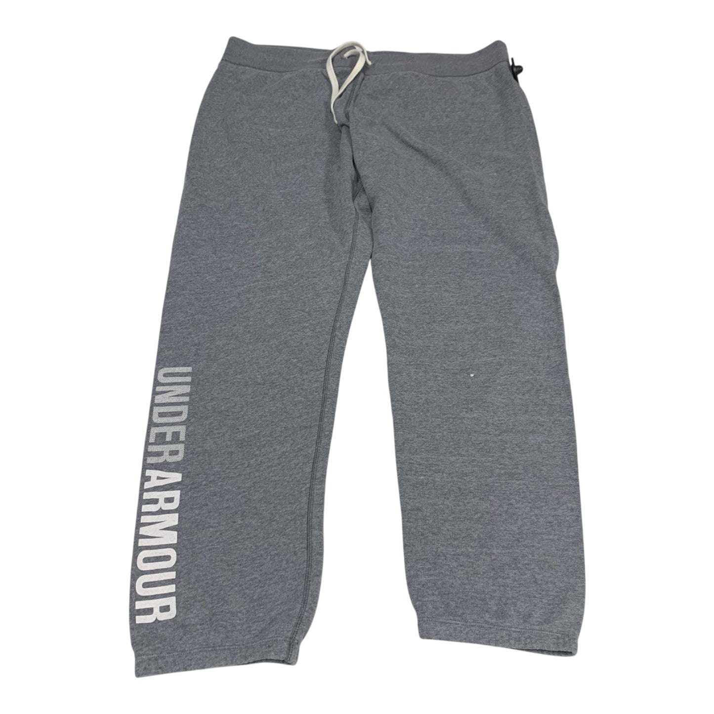 Athletic Pants By Under Armour In Grey, Size: Xl