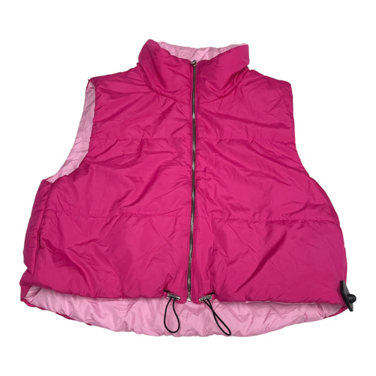 Vest Puffer & Quilted By Vine & Valley In Pink, Size: Xl