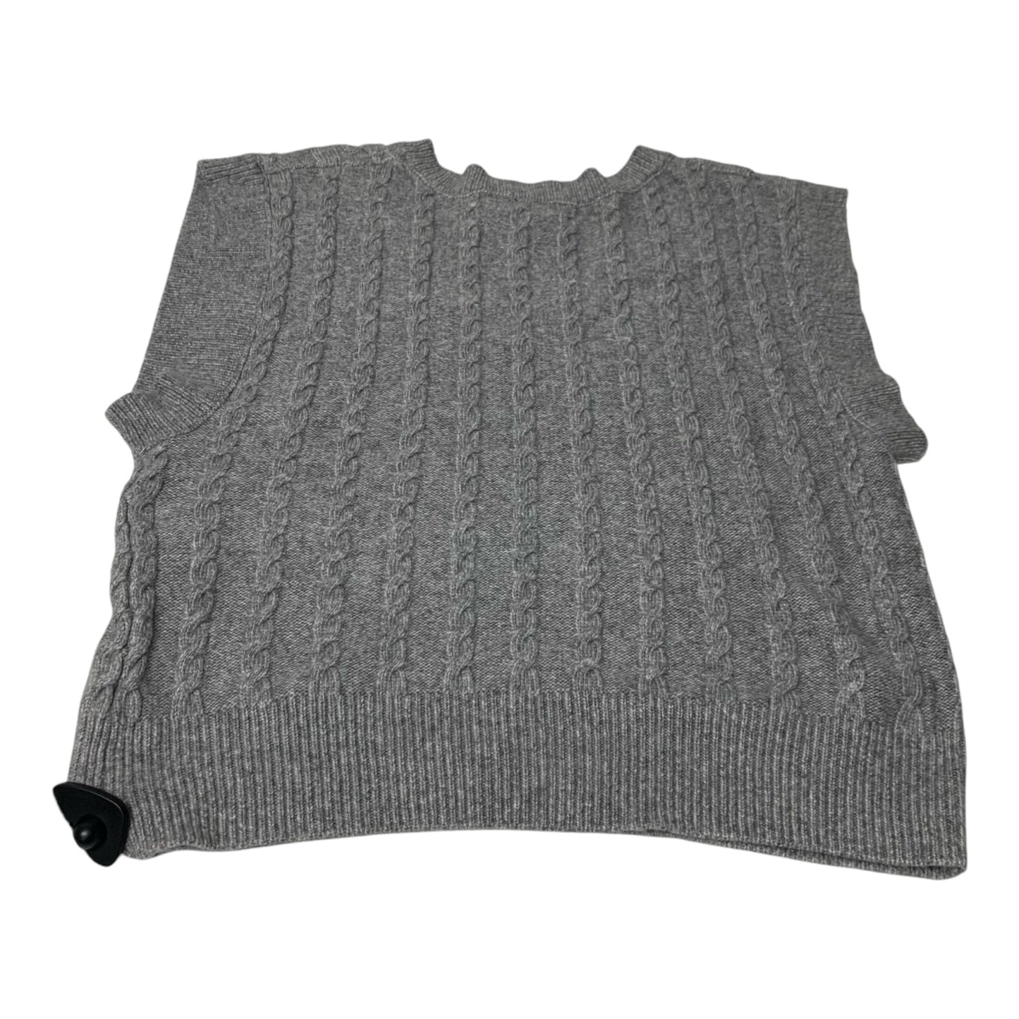 Vest Sweater By Cupcakes And Cashmere In Grey, Size: M