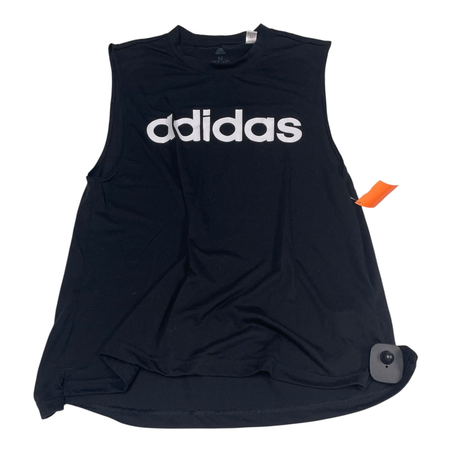 Athletic Tank Top By Adidas In Black, Size: M