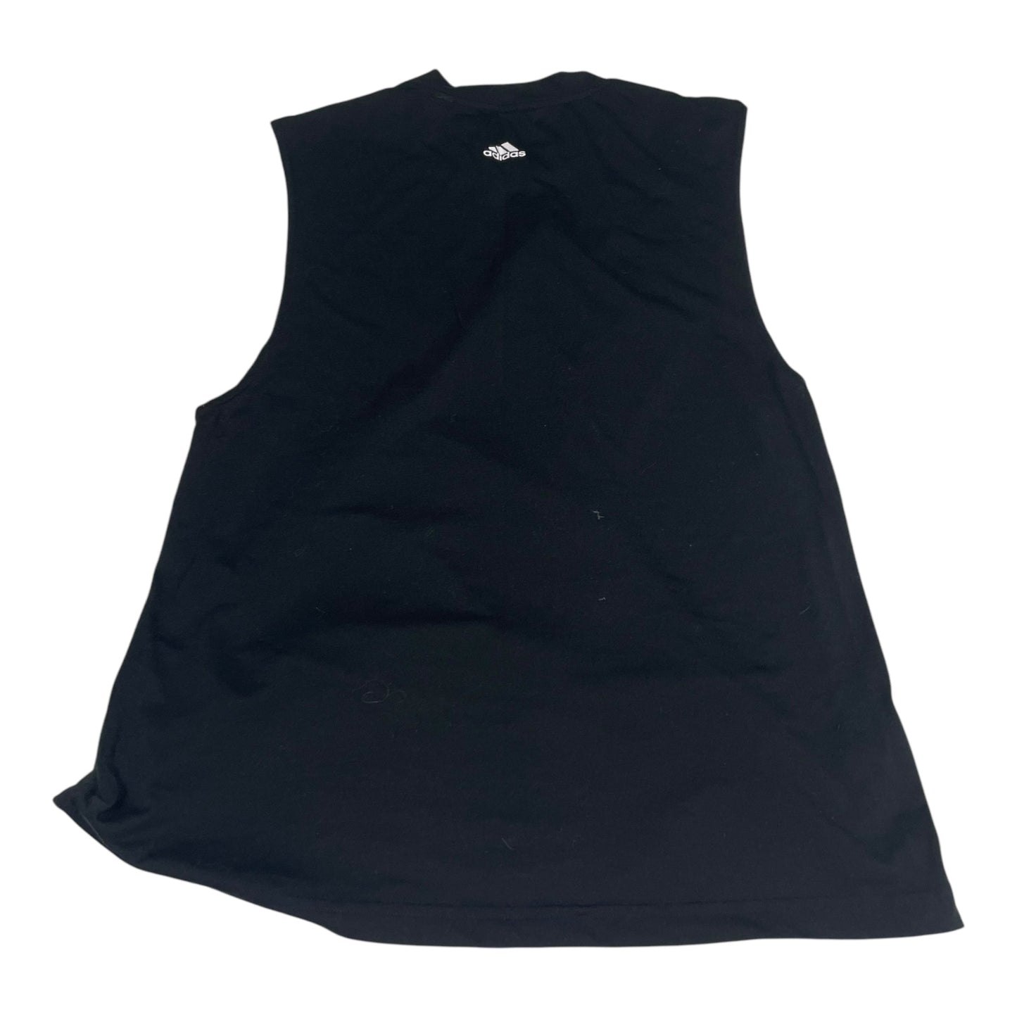 Athletic Tank Top By Adidas In Black, Size: M