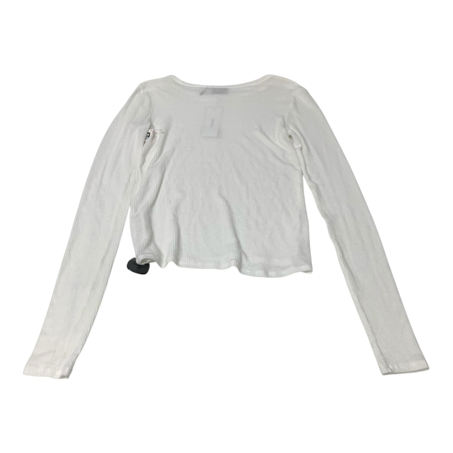 Top Long Sleeve Basic By Urban Outfitters In White, Size: L