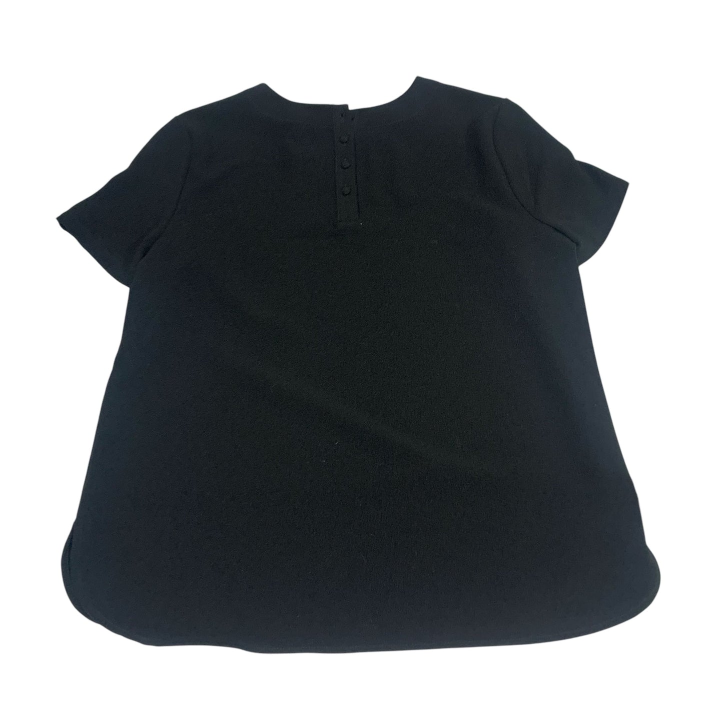 Top Short Sleeve By Catherine Malandrino In Black, Size: L