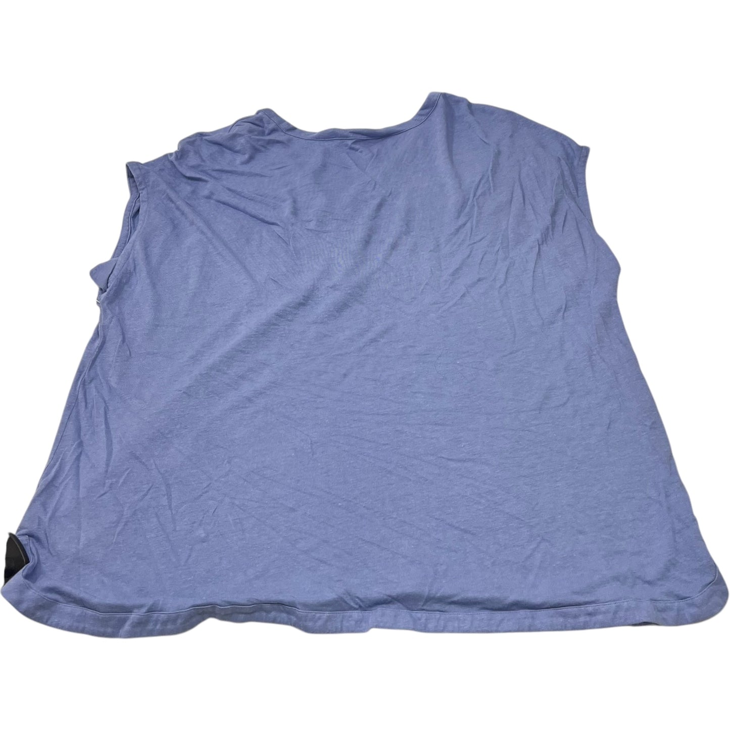 Top Short Sleeve By Soft Surroundings In Blue, Size: 1x