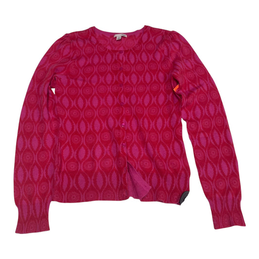 Top Long Sleeve By Halogen In Pink & Red, Size: S