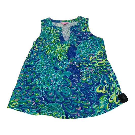 Top Sleeveless Designer By Lilly Pulitzer In Blue, Size: M