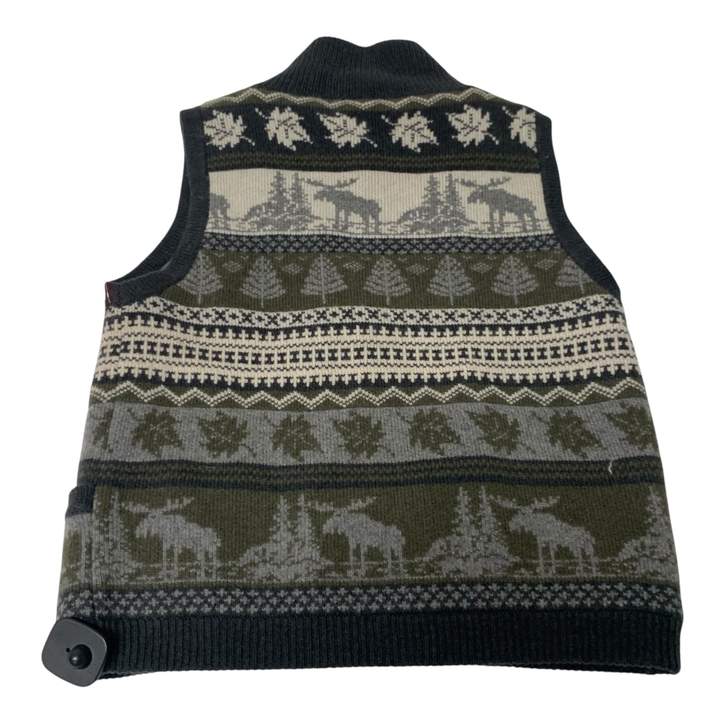 Vest Other By Theory In Green & Grey, Size: L