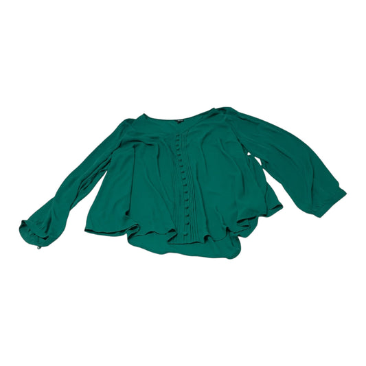 Blouse Long Sleeve By Torrid In Green, Size: 4x