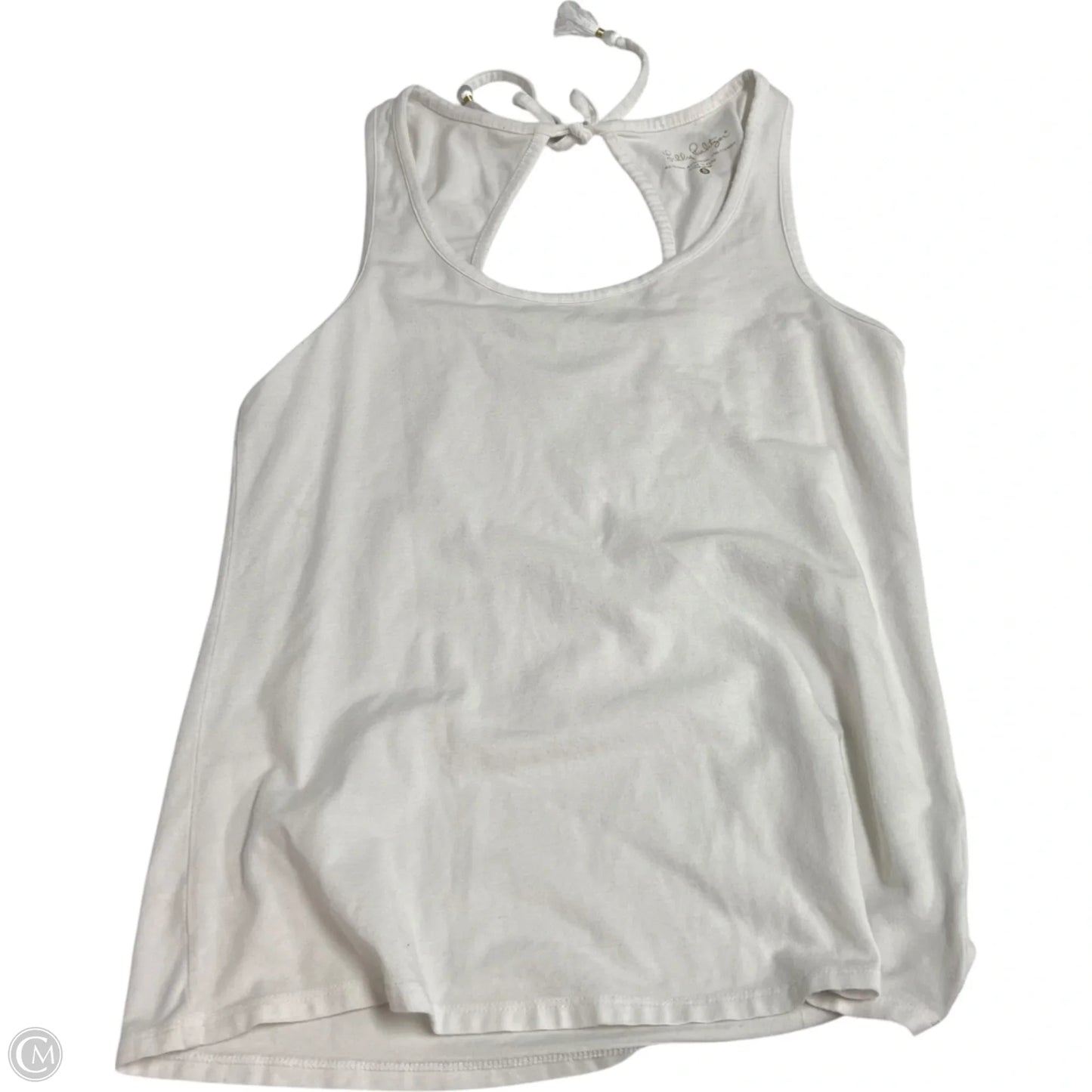Top Sleeveless Designer By Lilly Pulitzer In White, Size: S
