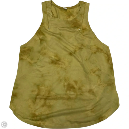 Athletic Tank Top By Lululemon In Green, Size: Xs