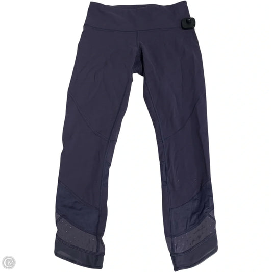 Athletic Leggings Capris By Lululemon In Purple, Size: S