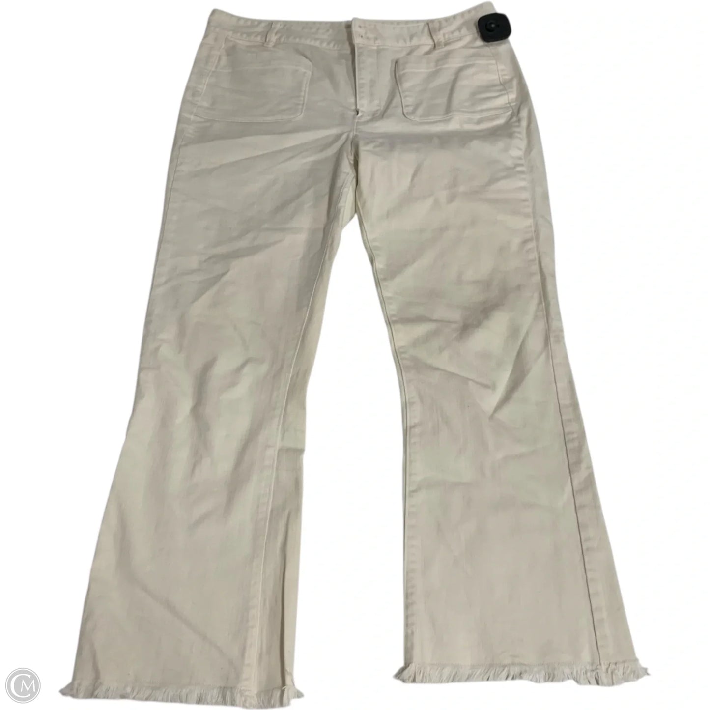 Jeans Straight By Spartina In Cream, Size: 12