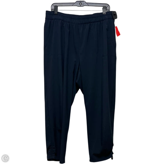 Athletic Pants By Talbots In Navy, Size: L