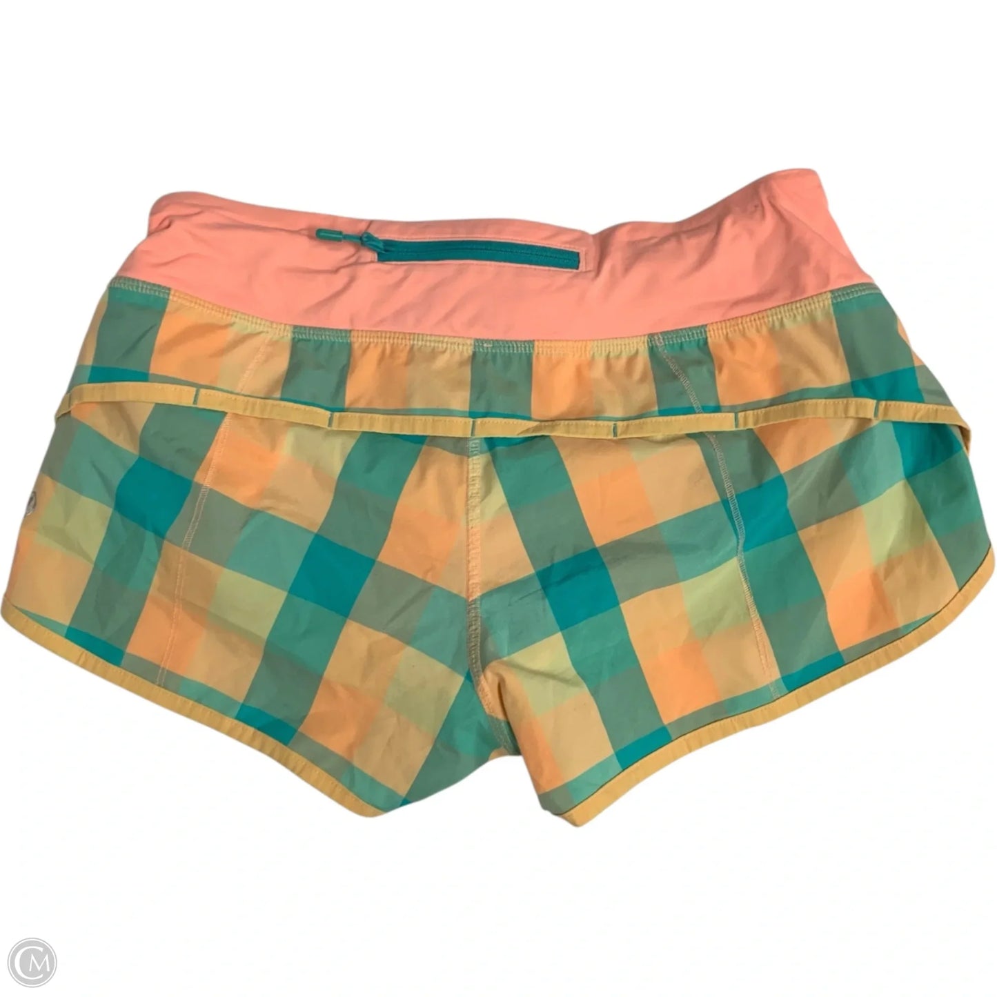 Athletic Shorts By Lululemon In Blue & Orange, Size: S