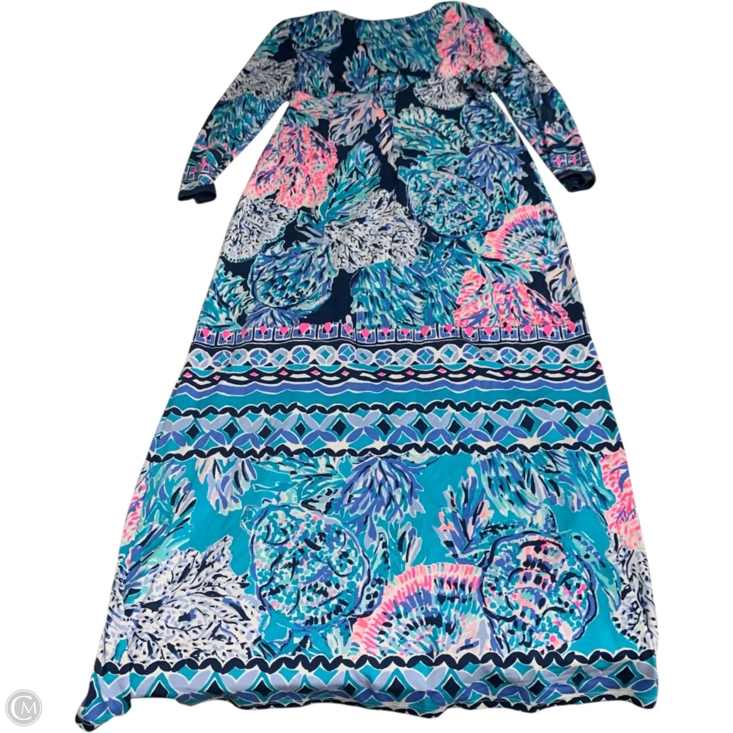 Dress Designer By Lilly Pulitzer In Blue & Pink, Size: Xs