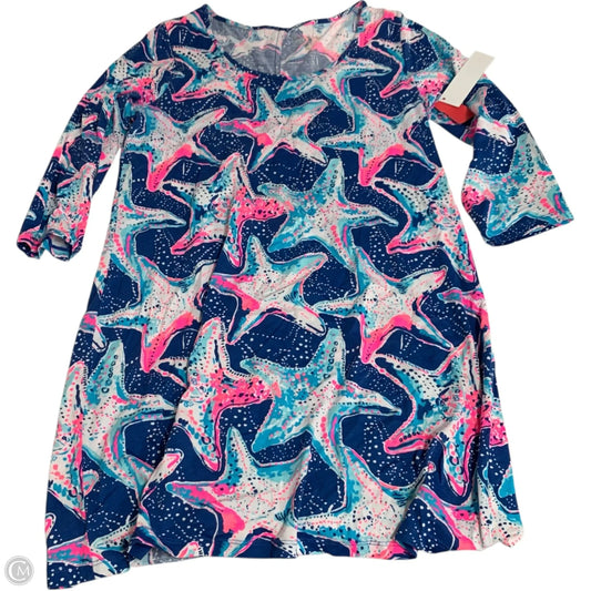 Dress Designer By Lilly Pulitzer In Blue & Pink, Size: Xl