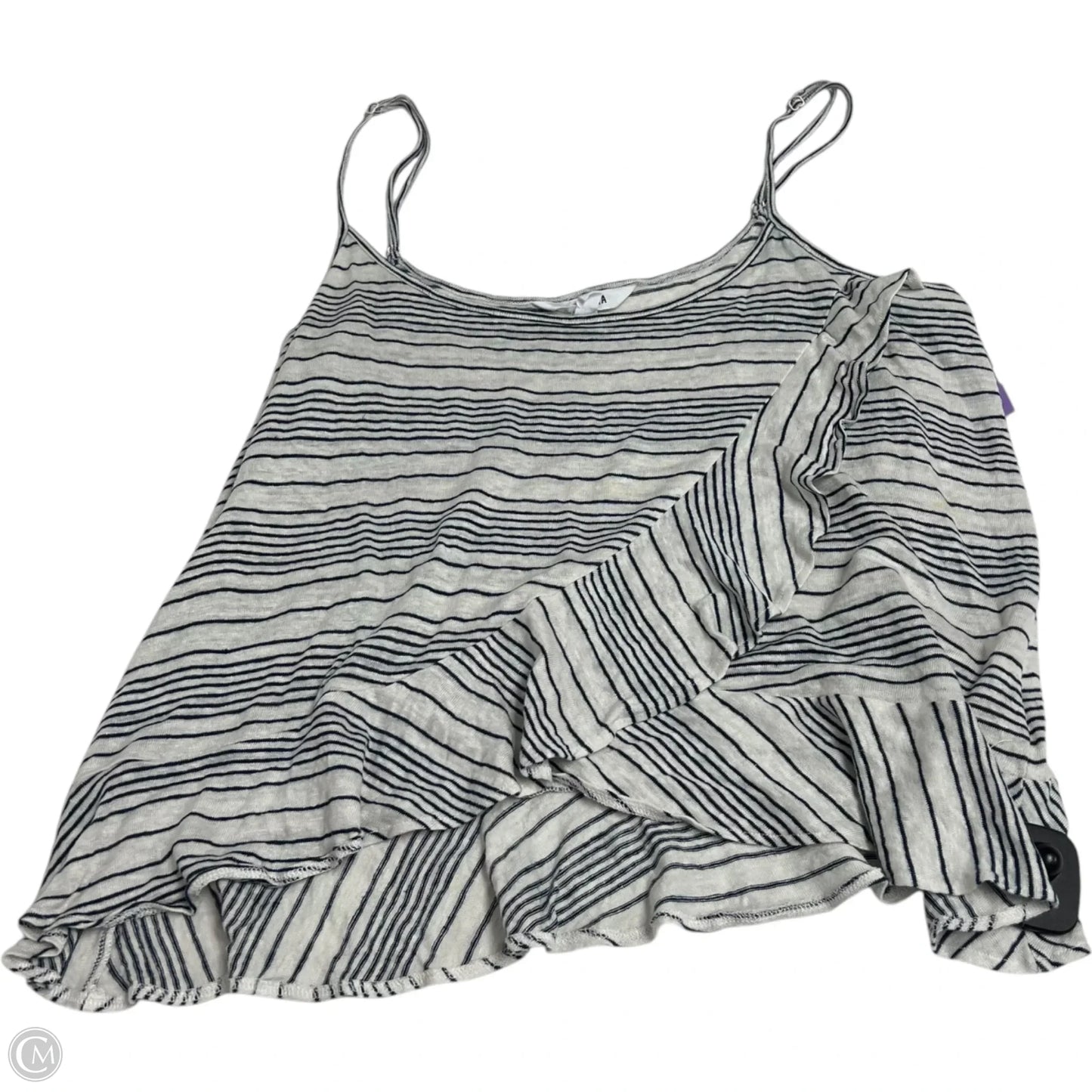 Top Sleeveless By Bb Dakota In Striped Pattern, Size: L