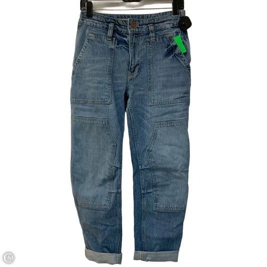Jeans Straight By Pilcro In Blue Denim, Size: 4