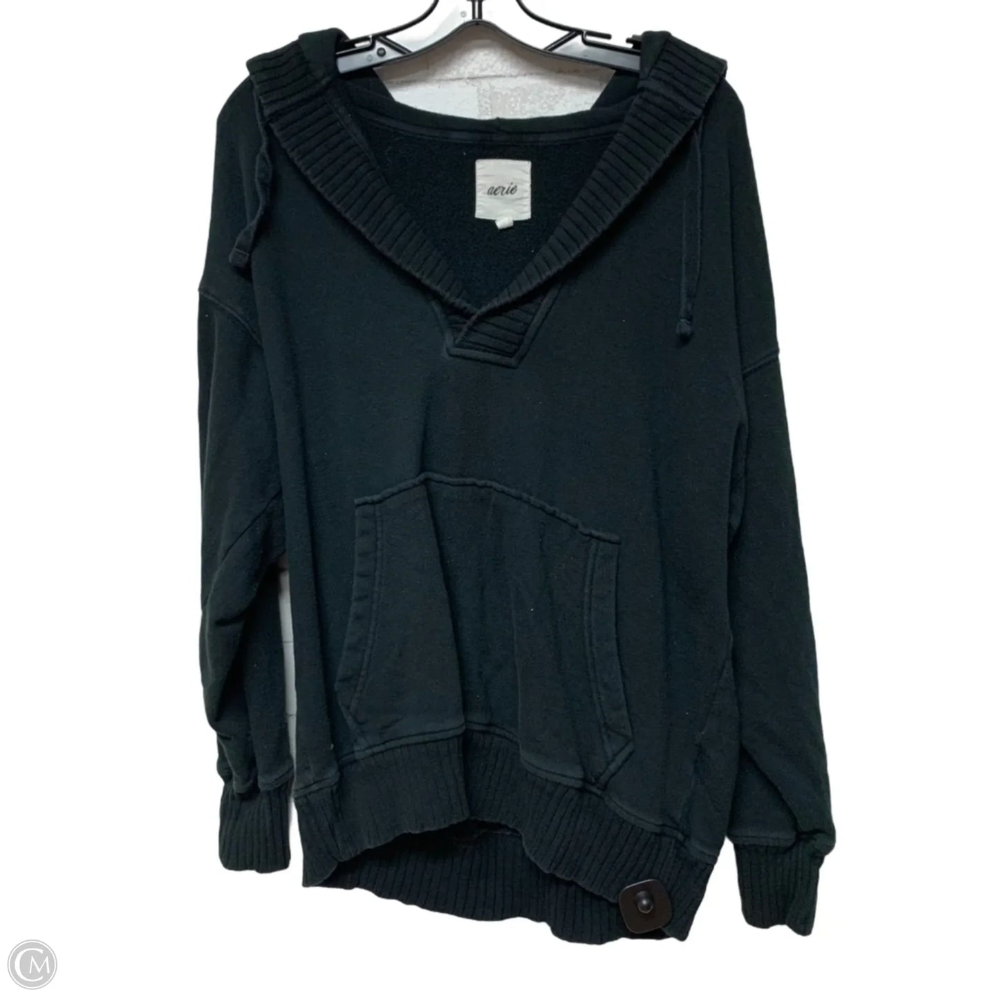 Sweatshirt Hoodie By Aerie In Black, Size: Xs
