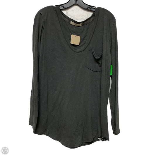 Top Long Sleeve Basic By We The Free In Grey, Size: M