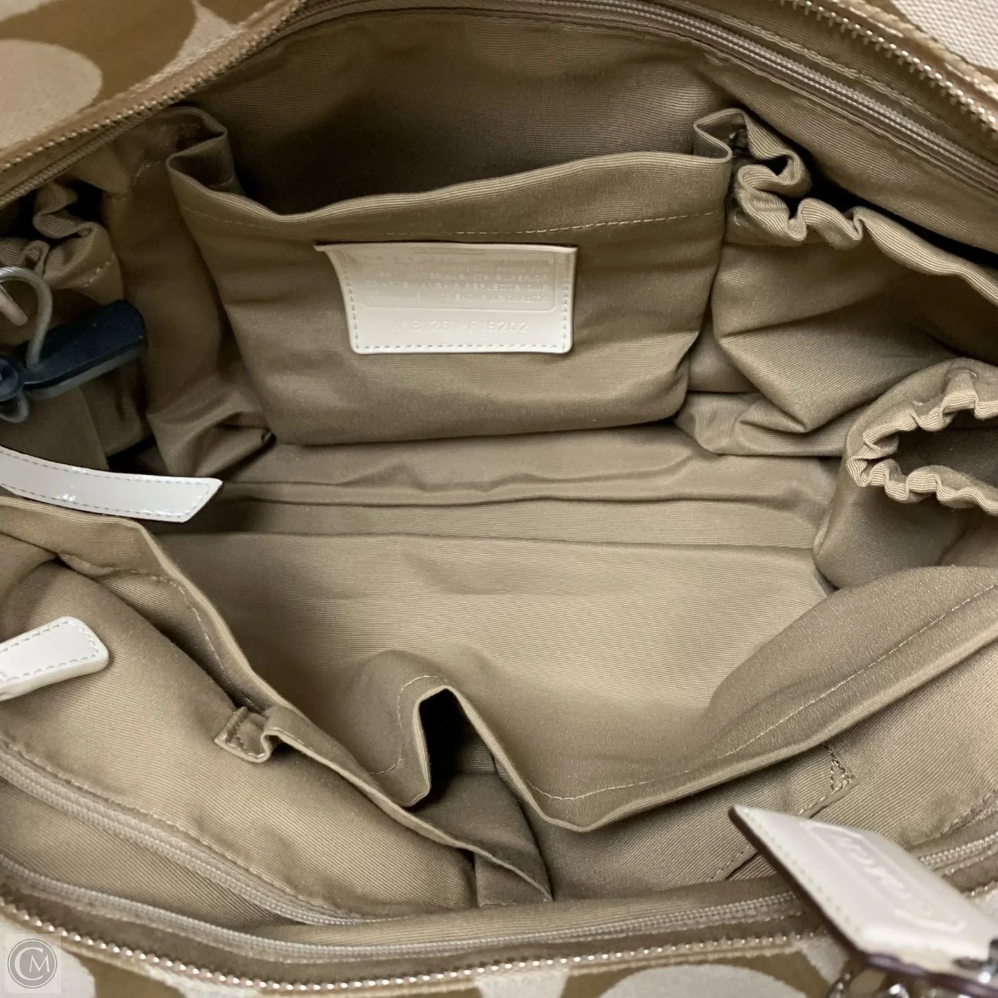 Diaper Bag Designer By Coach, Size: Large