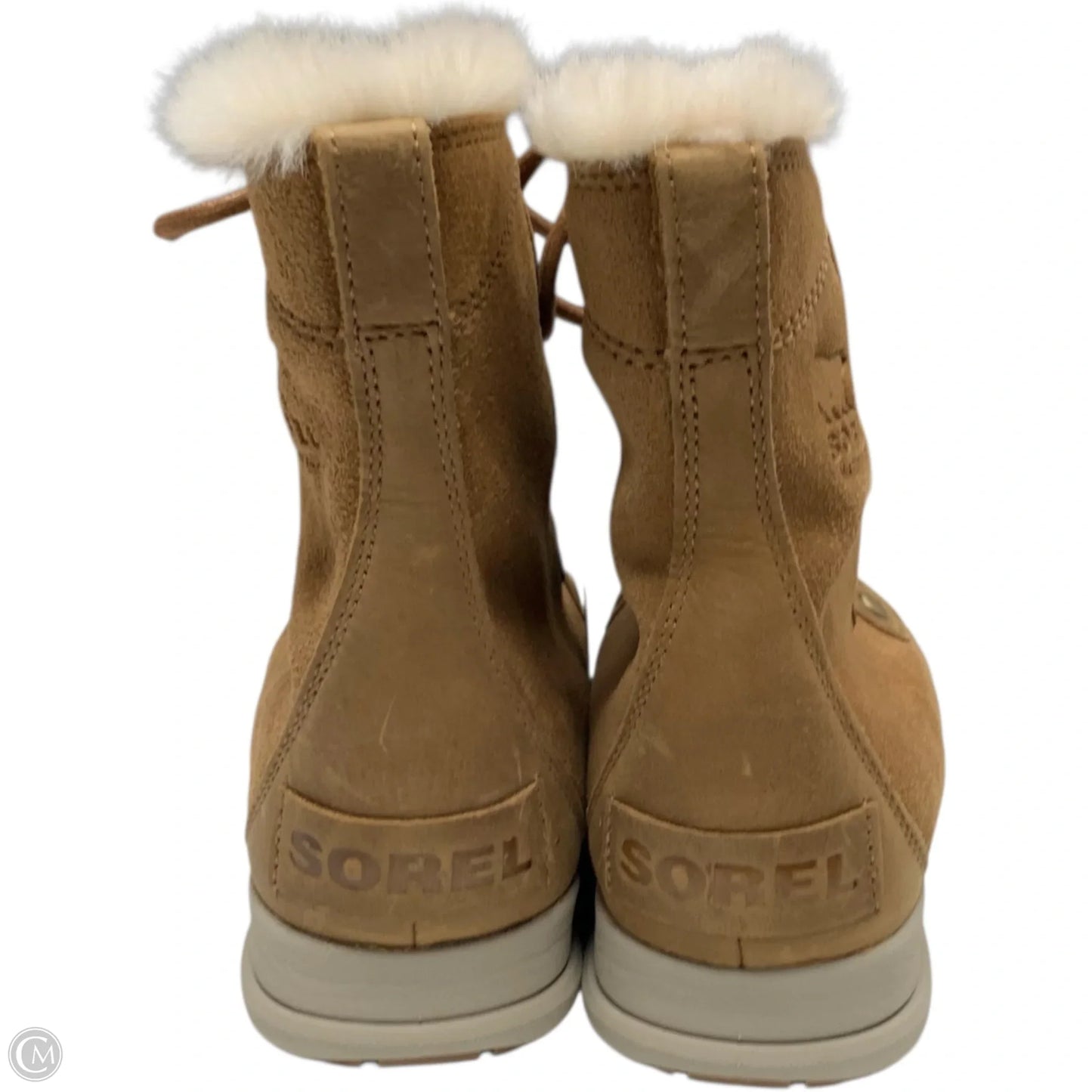 Boots Snow By Sorel In Brown & Cream, Size: 7