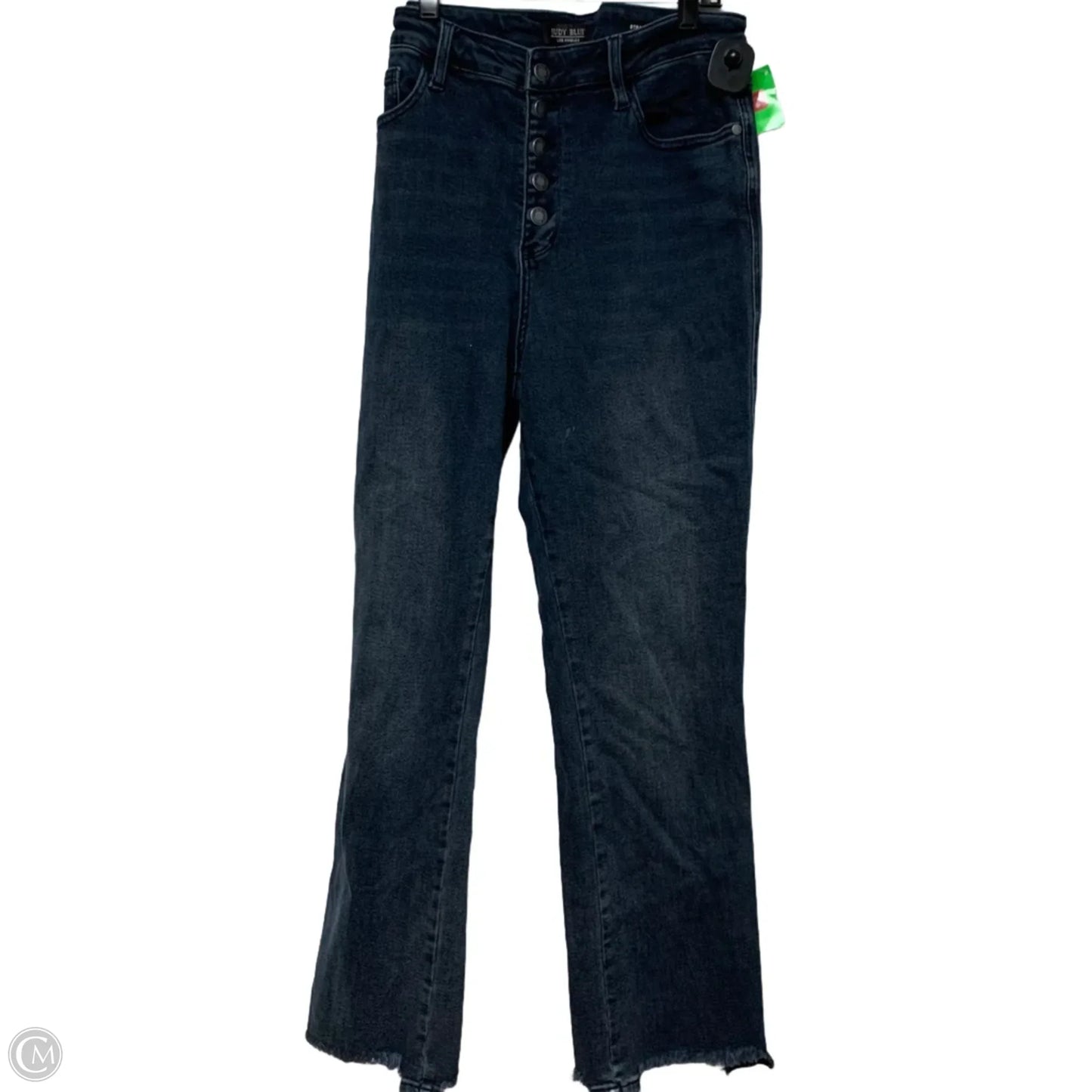 Jeans Straight By Judy Blue In Blue Denim, Size: 16