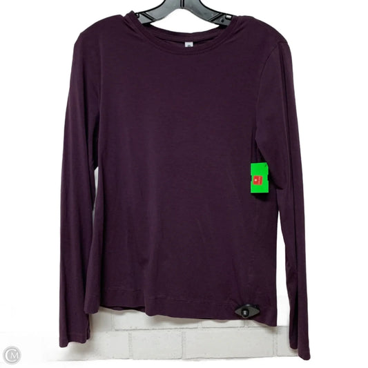 Athletic Top Long Sleeve Crewneck By Athleta In Purple, Size: S