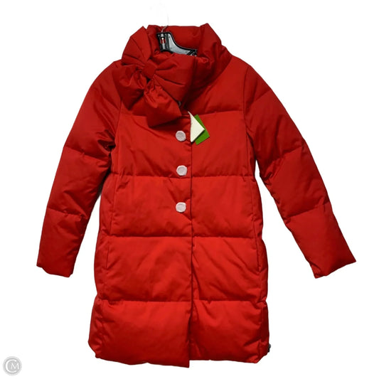 Coat Designer By Kate Spade In Red, Size: Xs