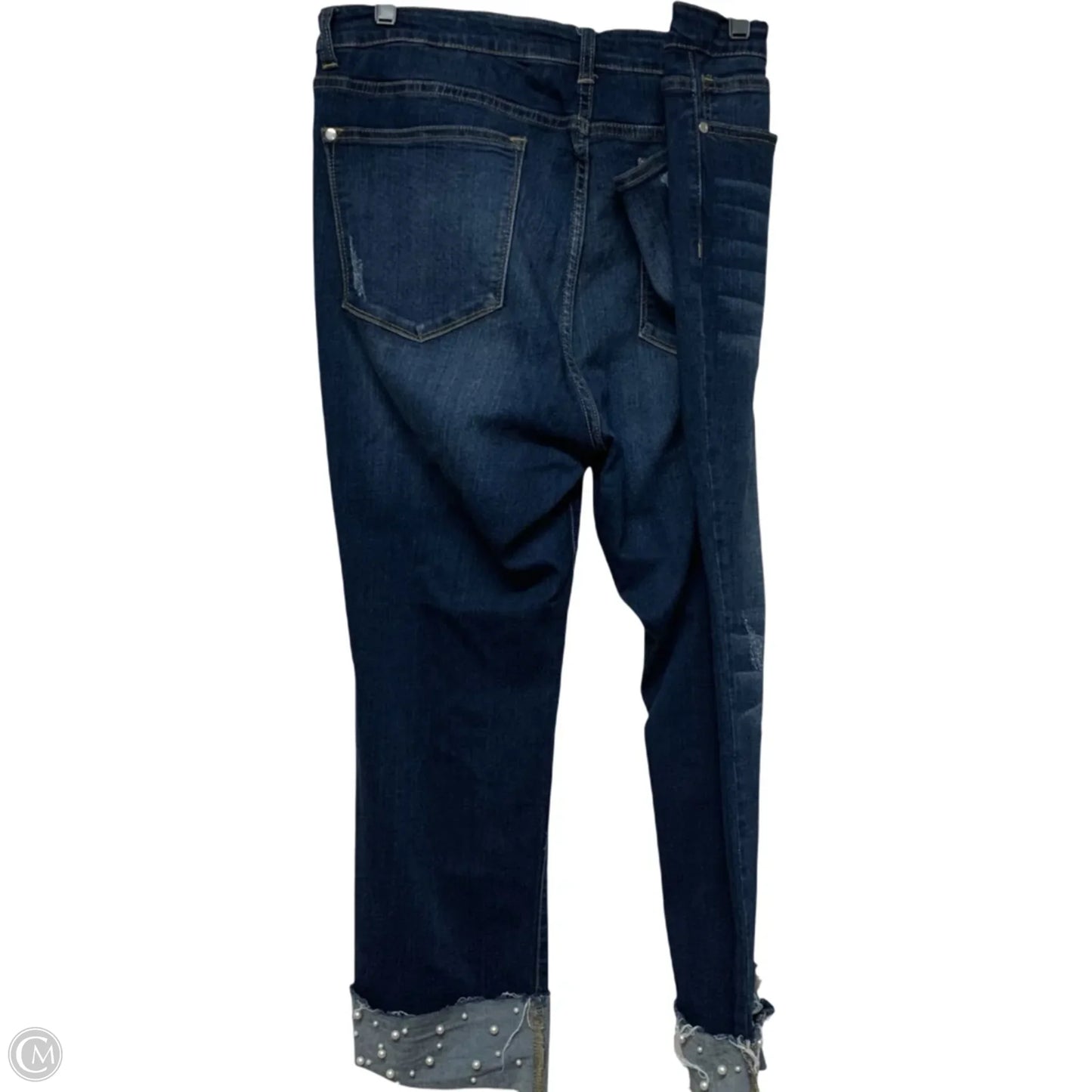 Jeans Straight By Judy Blue In Blue Denim, Size: 18