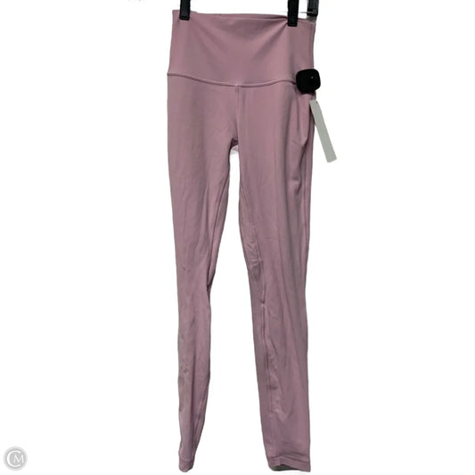 Athletic Leggings By Lululemon In Pink, Size: S