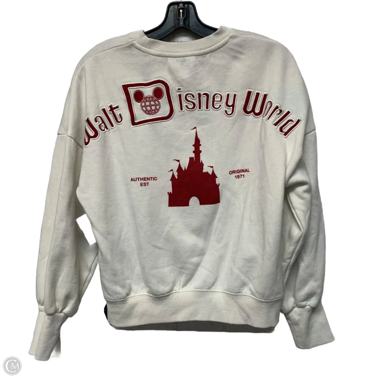 Sweater By Disney In Cream & Red, Size: S