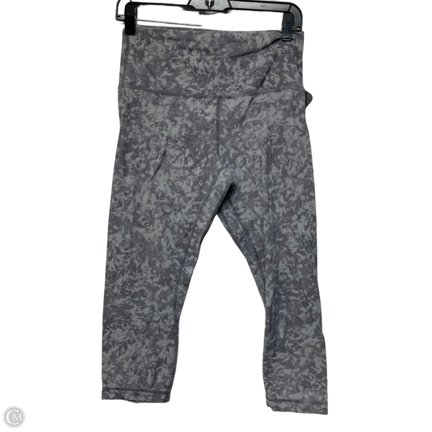 Athletic Leggings Capris By Lululemon In Grey, Size: M