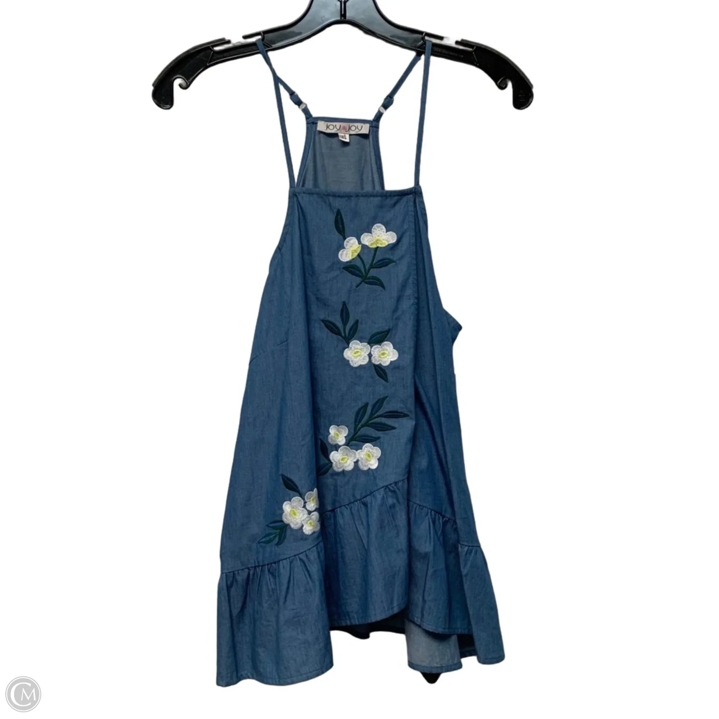 Top Sleeveless By Joy Joy In Blue, Size: Xs