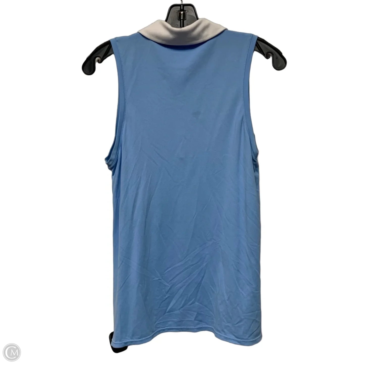 Top Sleeveless Designer By Lilly Pulitzer In Blue & White, Size: S