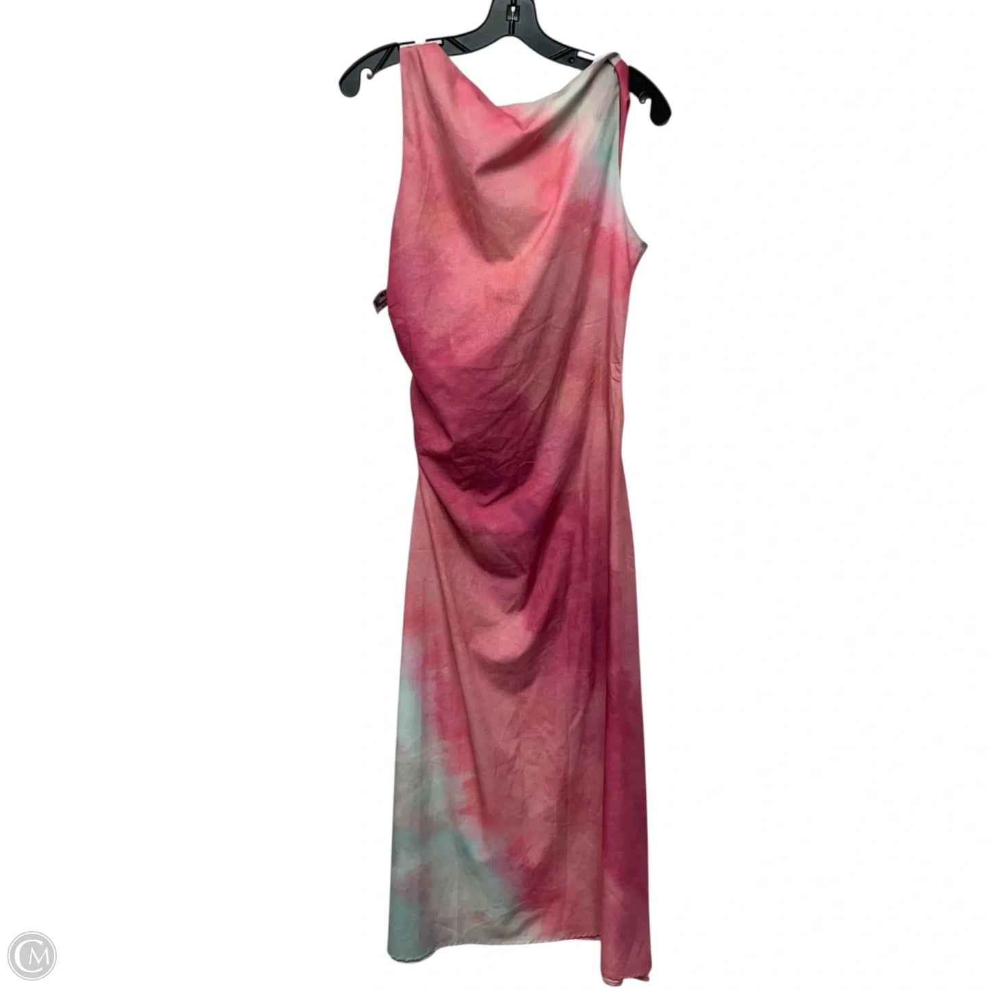 Dress Casual Maxi By NNWM WOMAN In Blue & Pink, Size: L