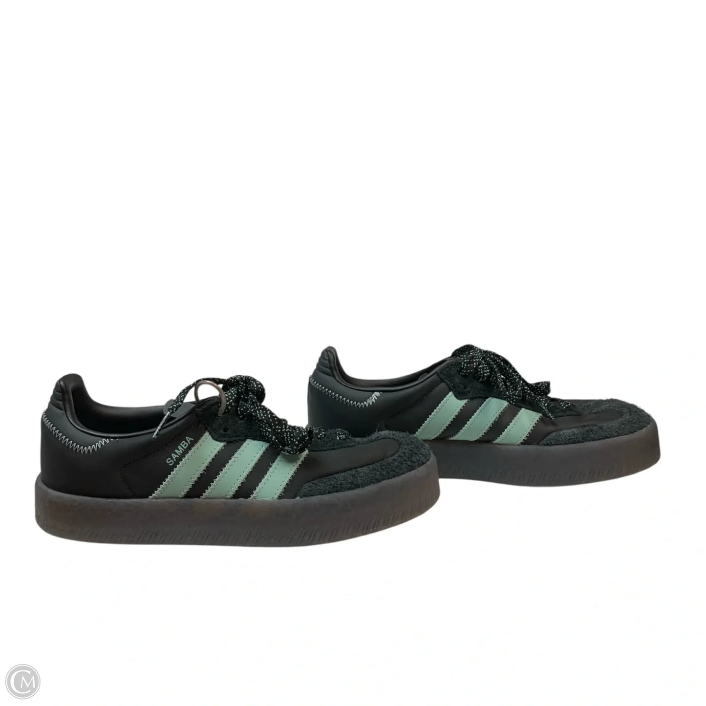 Shoes Sneakers By Adidas In Black & Blue, Size: 8.5