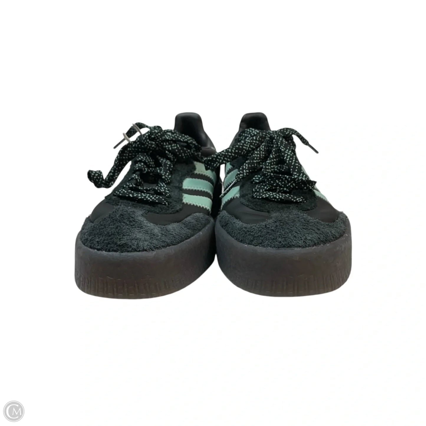 Shoes Sneakers By Adidas In Black & Blue, Size: 8.5