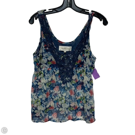 Top Sleeveless By Abercrombie And Fitch In Multi-colored, Size: Xs