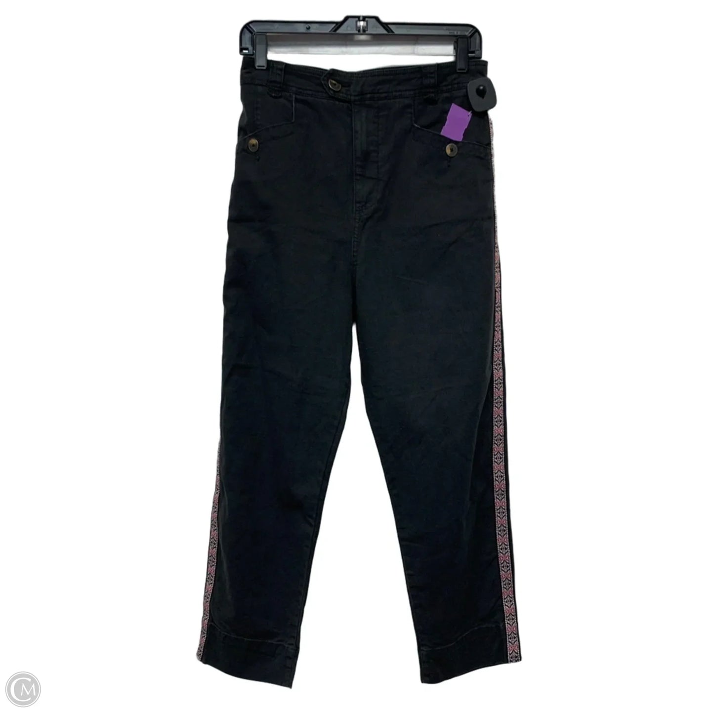 Jeans Boyfriend By Anthropologie In Black Denim, Size: 8
