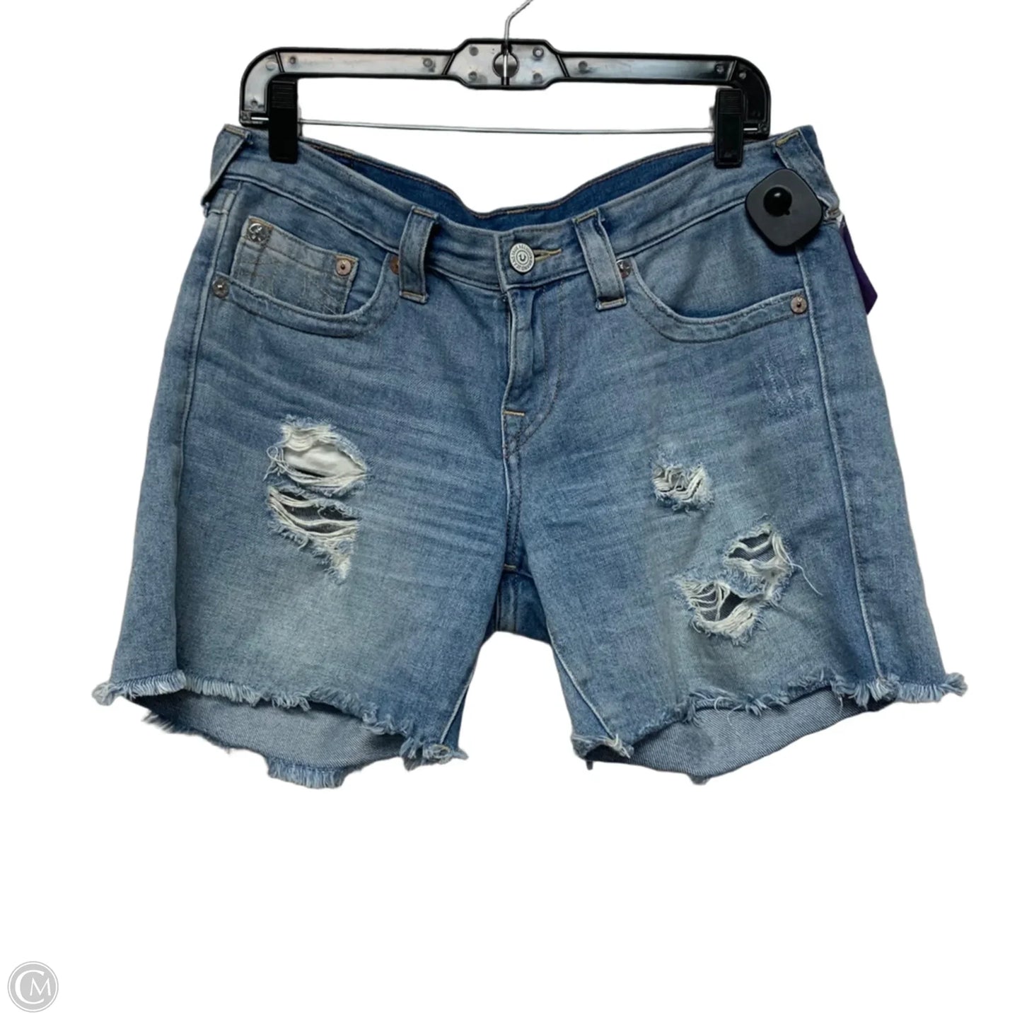 Shorts By True Religion In Blue Denim, Size: 8