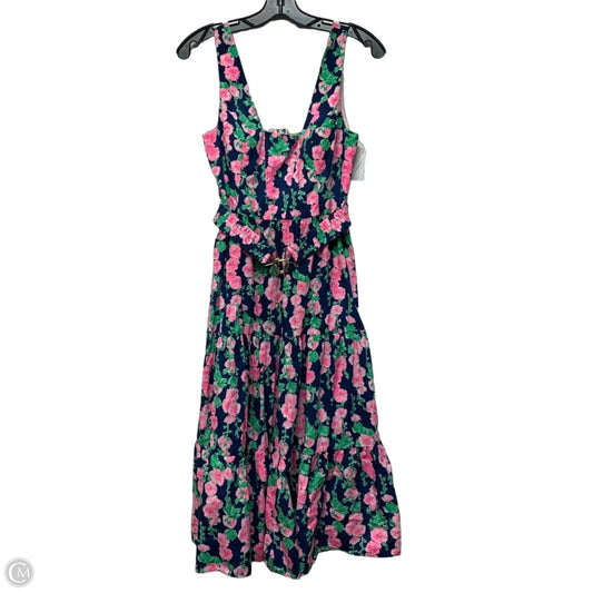 Dress Designer By Lilly Pulitzer In Blue & Pink, Size: S