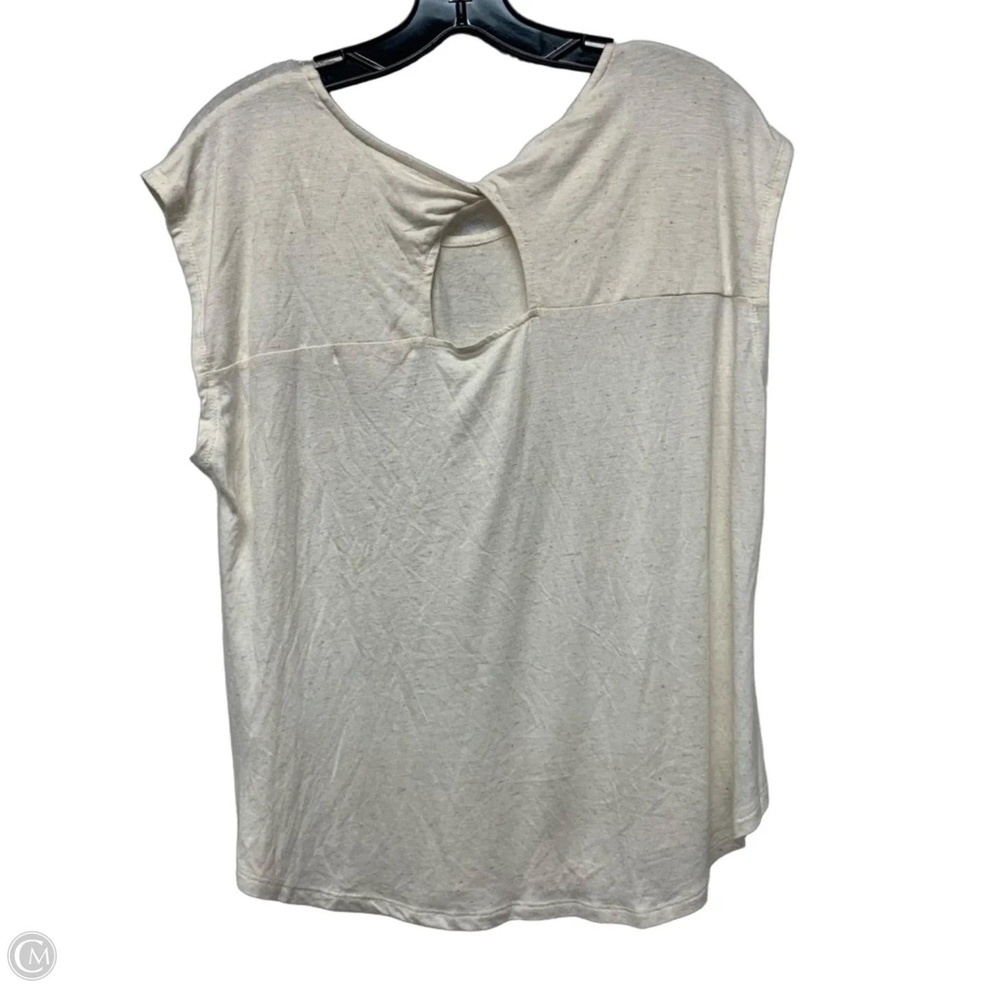 Top Sleeveless By JOIE DE VIVRE In Cream, Size: L