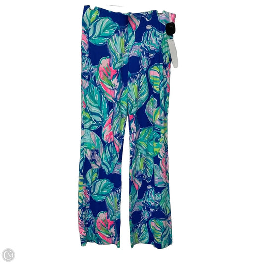 Pants Designer By Lilly Pulitzer In Blue & Green, Size: M
