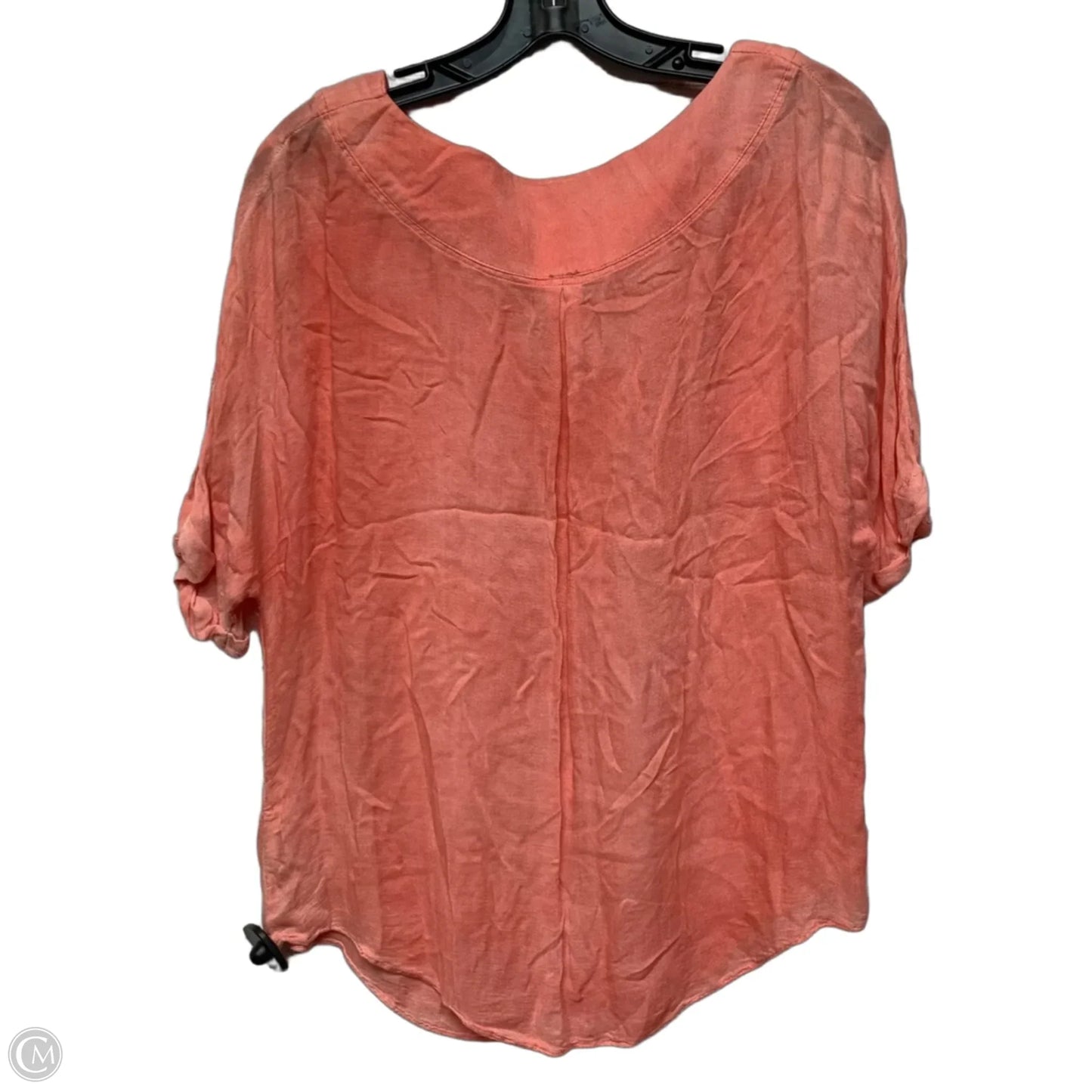 Top Short Sleeve By Free People In Pink, Size: S